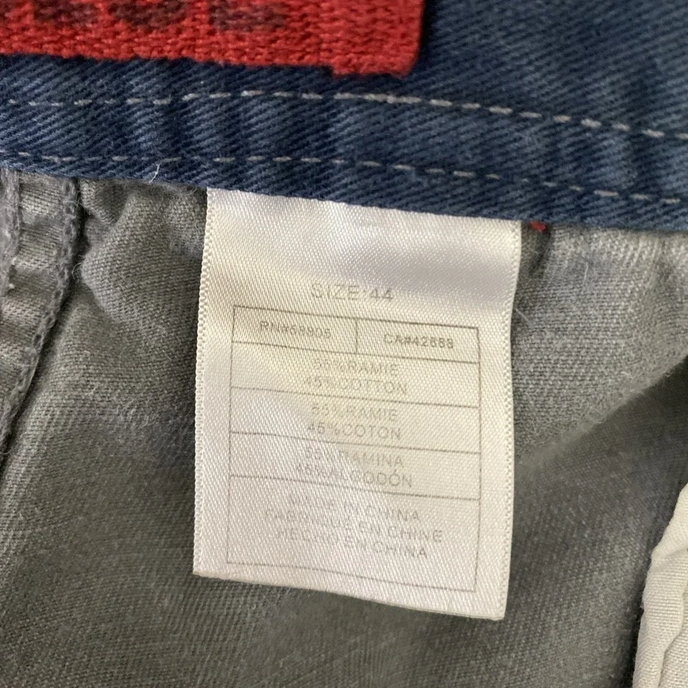626 Blue Cargo Shorts Men Gray 44 Rugged Hiking Loose Baggy Street Grunge